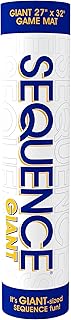 Jax Giant (aka Jumbo) SEQUENCE Game - Tube Edition with Cushioned Mat (27" x 32") Cards and Chips, Package Colors May Vary.