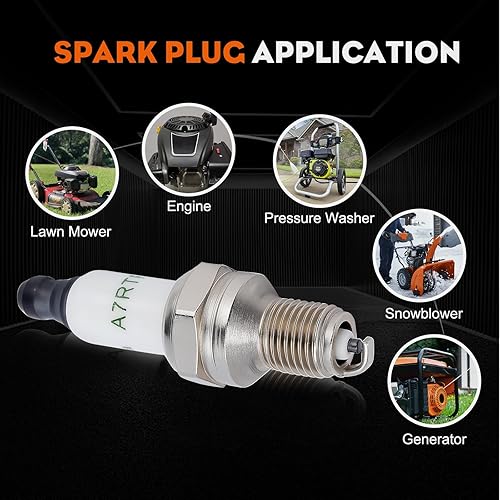 Miniatura 9 de Hipa 794-00082 Bujía para RDZ4H MTD Troy Bilt 753-05255 794-00043 794-00042 753-05784 791-180852B