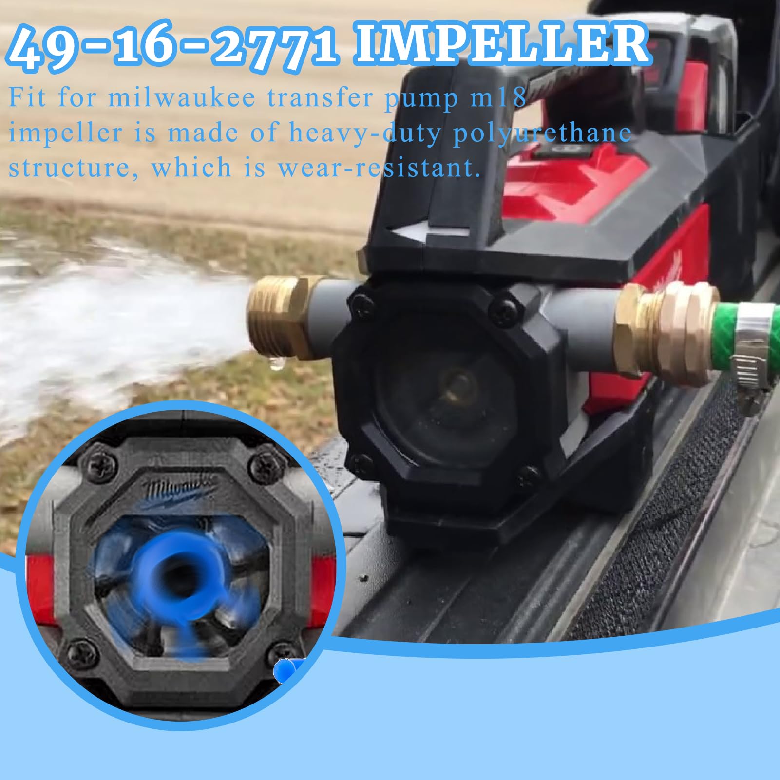 Amazon.com: XDDPRO 49-16-2771 Impeller and O-Ring Kit Compatible