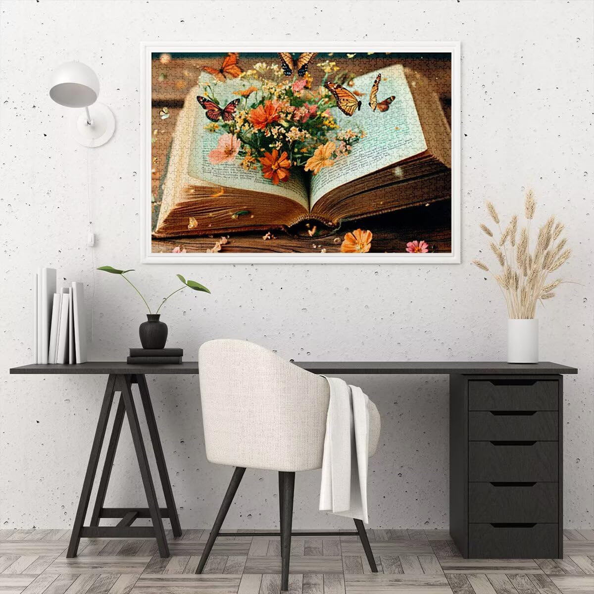 Puzzle 2000 elementów, magiczna książka puzzle dla dorosłych, gra edukacyjna z pudełkiem na prezent dla dorosłych, rodzinne gry edukacyjne, łamacz głowy na Boże Narodzenie dekoracje do domu, prezent