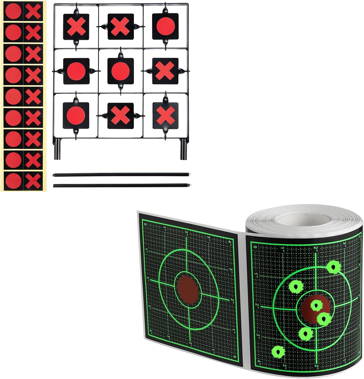 Buy Together-GearOZ Target Stand and 200PCS Target Stickers Combination
