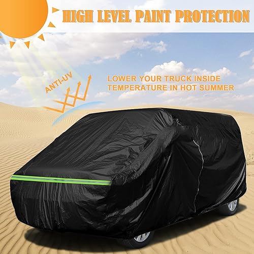 Miniatura 6 de Funda de coche compatible con Land Rover Range Rover Sport 2014-2024, 6 capas 210T resistente al viento para todo tipo de clima, protección solar