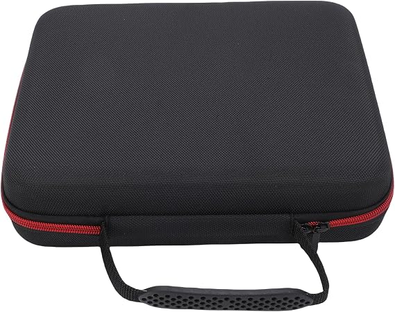 Wireless Microphone Case, Large Capacity Microphone Storage Bag, Equipment Case with Smooth Dual Zippers & Soft Inner Lining, Ideal for Receivers, Adapters, Cables & Batteries