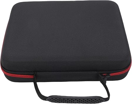 Wireless Microphone Case, Large Capacity Microphone Storage Bag, Equipment Case with Smooth Dual Zippers & Soft Inner Lining, Ideal for Receivers, Adapters, Cables & Batteries
