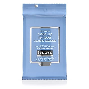 Neutrogena Make-Up Remover Cleansing Towelettes, 7 Count, Packaging May Vary