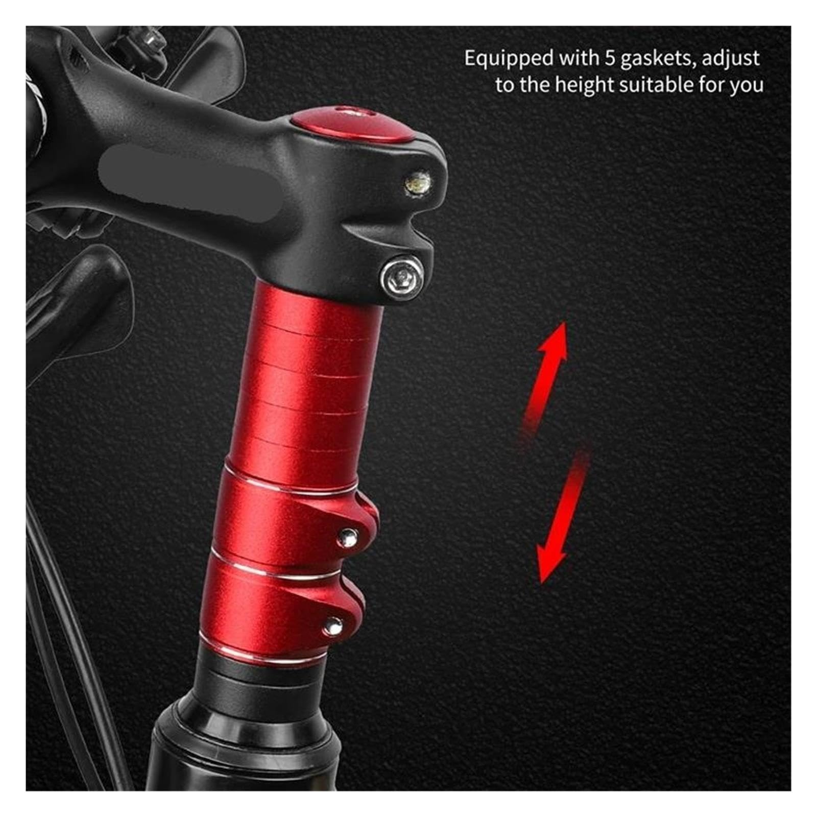 Rallonge de guidon réglable, composant fourche avant vélo