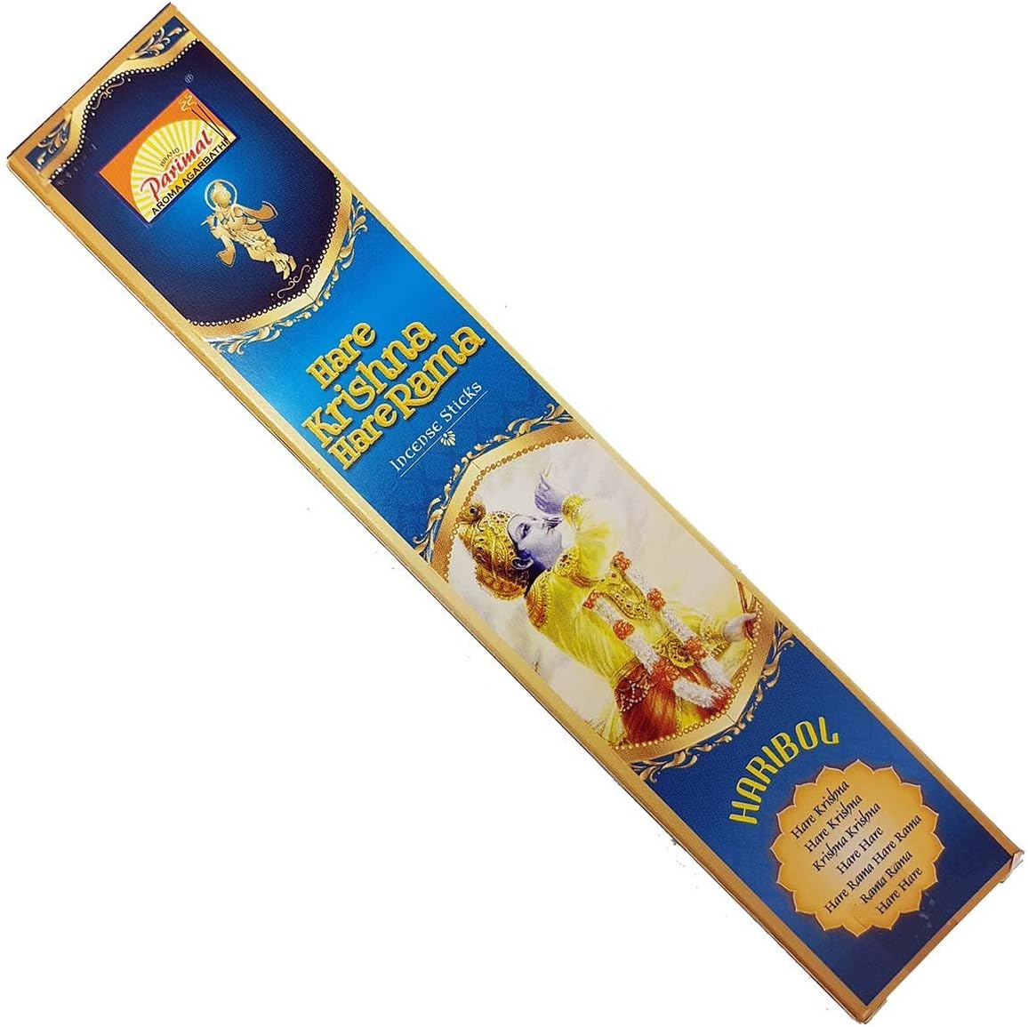 Parimal Hare Krishna Hare Rama Incense Sticks Haribol 17g Single Packet