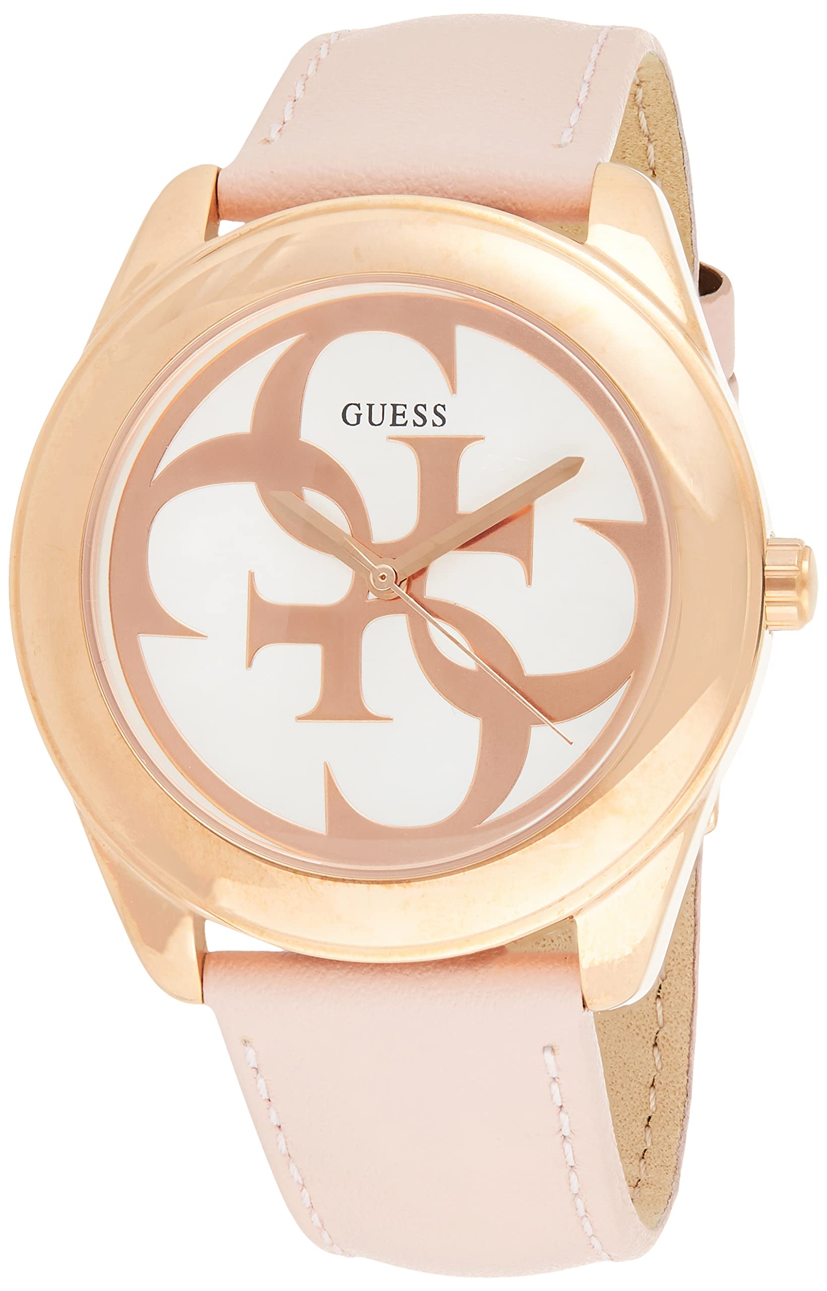 GUESS Reloj Analógico para Mujer de Cuarzo con Correa en Cuero W0895L6