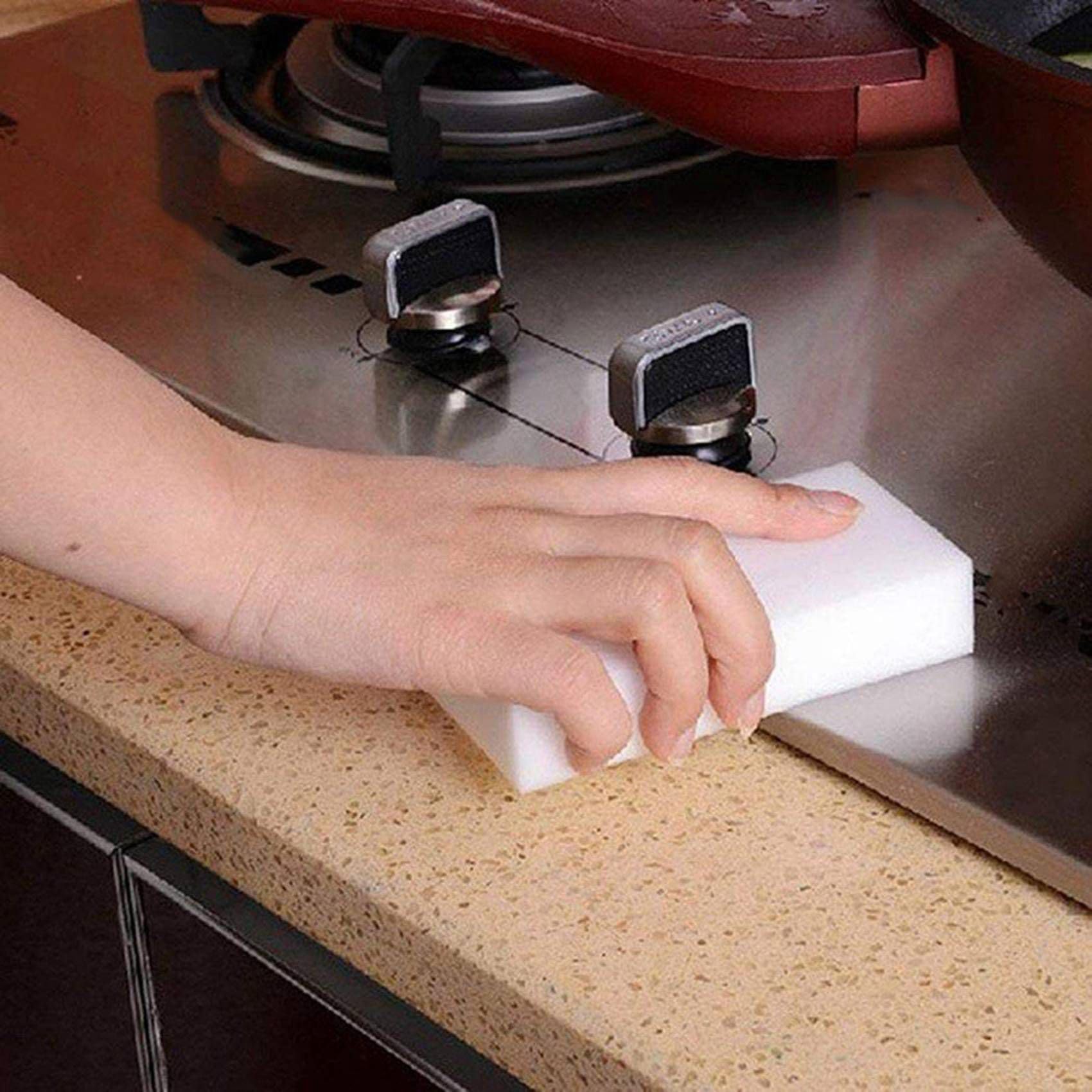 Borrador Mágico de Esponjas de Limpieza, Borrador de Esponja para el Hogar Espuma Limpiadora Limpieza para Cocina, Muebles, Automóviles, (Paquete de 1000)