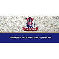 Vista 3 de 817 Elephant Thai Hom Mali Arroz Jazmín Blanco - Bolsa de 15 lb