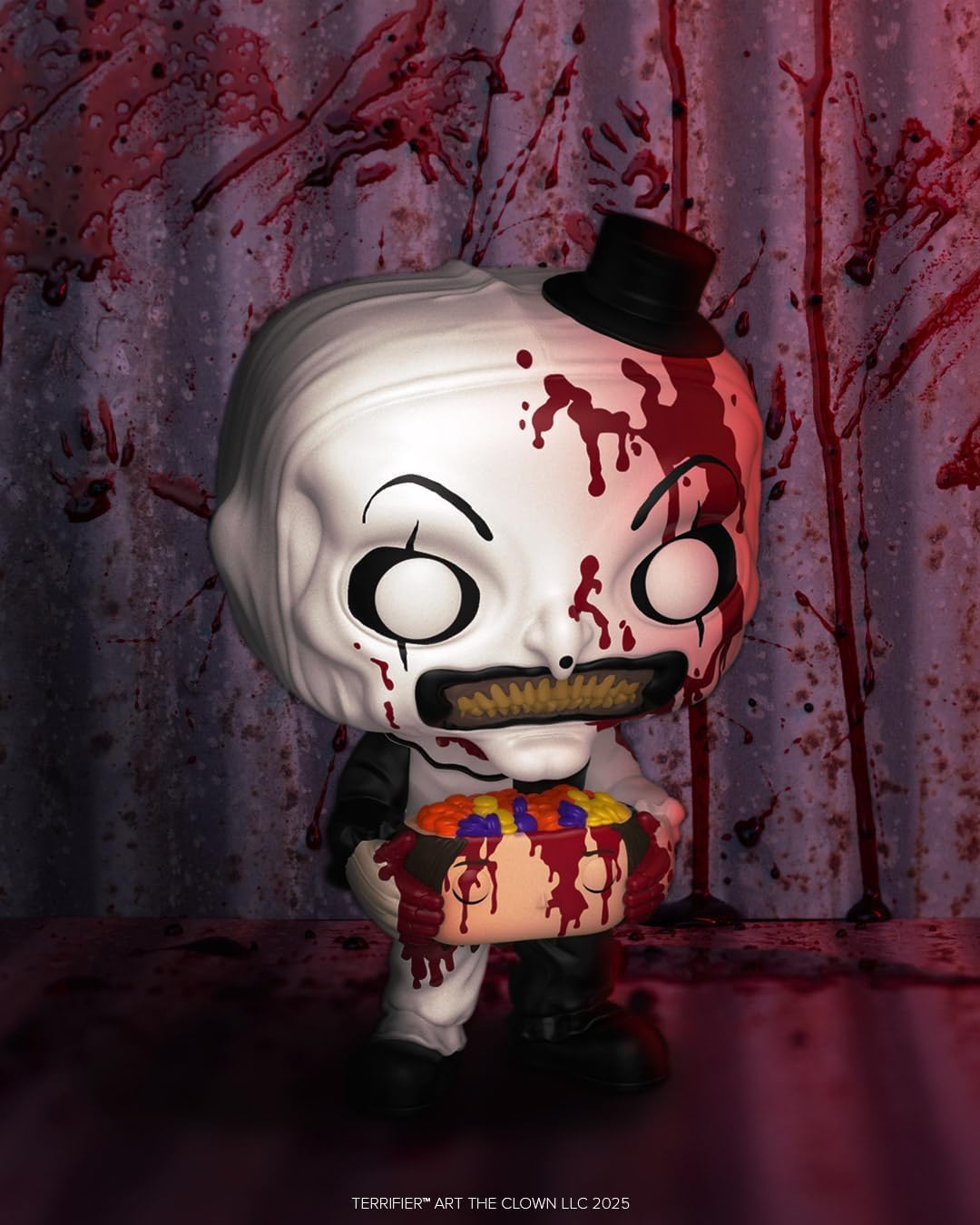 POP Funko Movies: Terrifier - Art the Clown with Head Vinyl Figure (Bundled with Compatible Box Protector Case) Multicolor 3.75 Inches