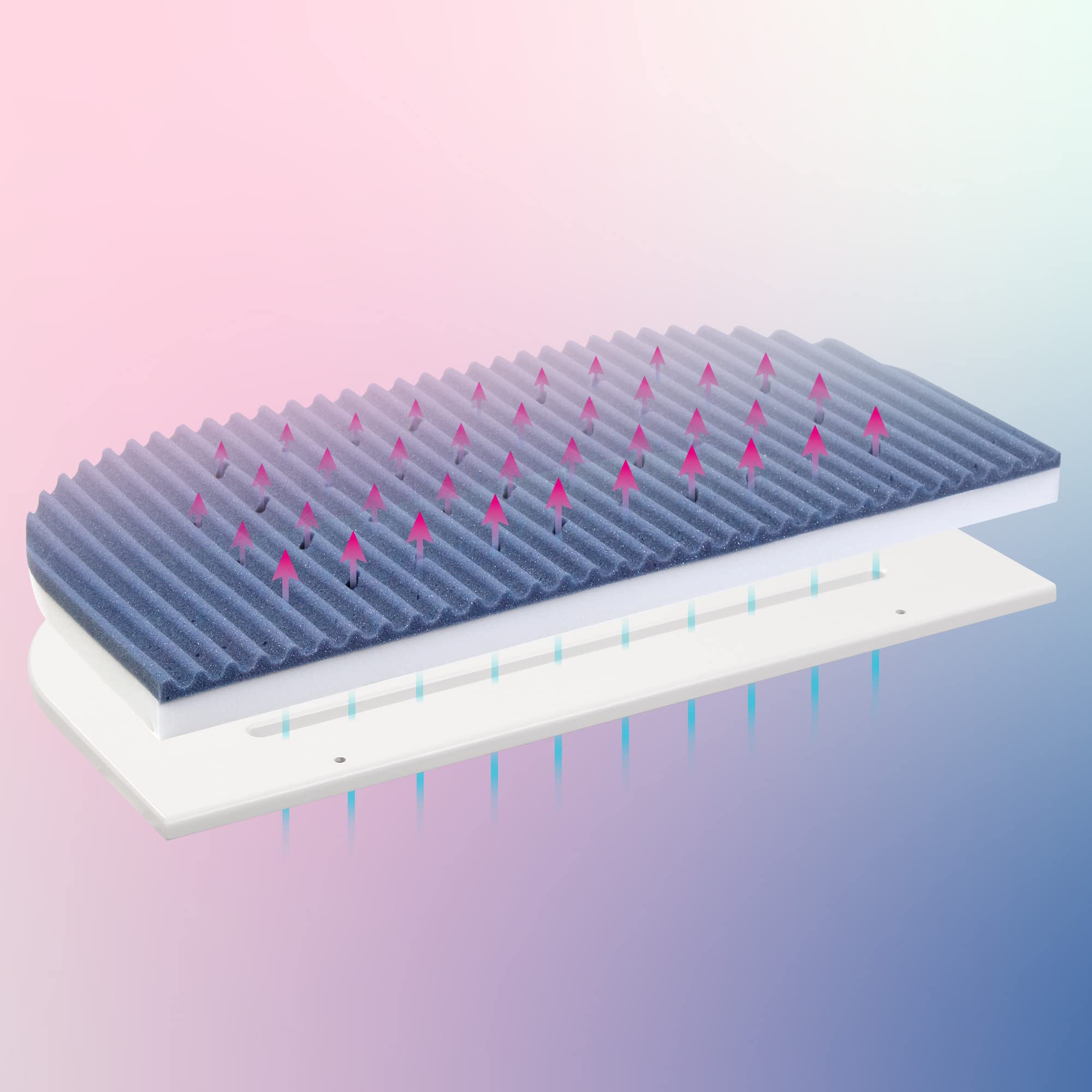 Babybay materasso per co-bed Intense AngelWave® adatto per i modelli Maxi, Boxspring e Comfort Plus