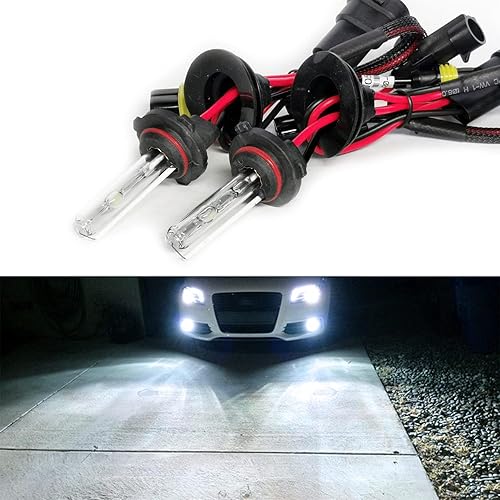 Miniatura 5 de H7 Bombillas HID de xenón AC 35 W Super Brillante Bombilla de repuesto para faros delanteros, 10000 K, azul profundo, paquete de 2
