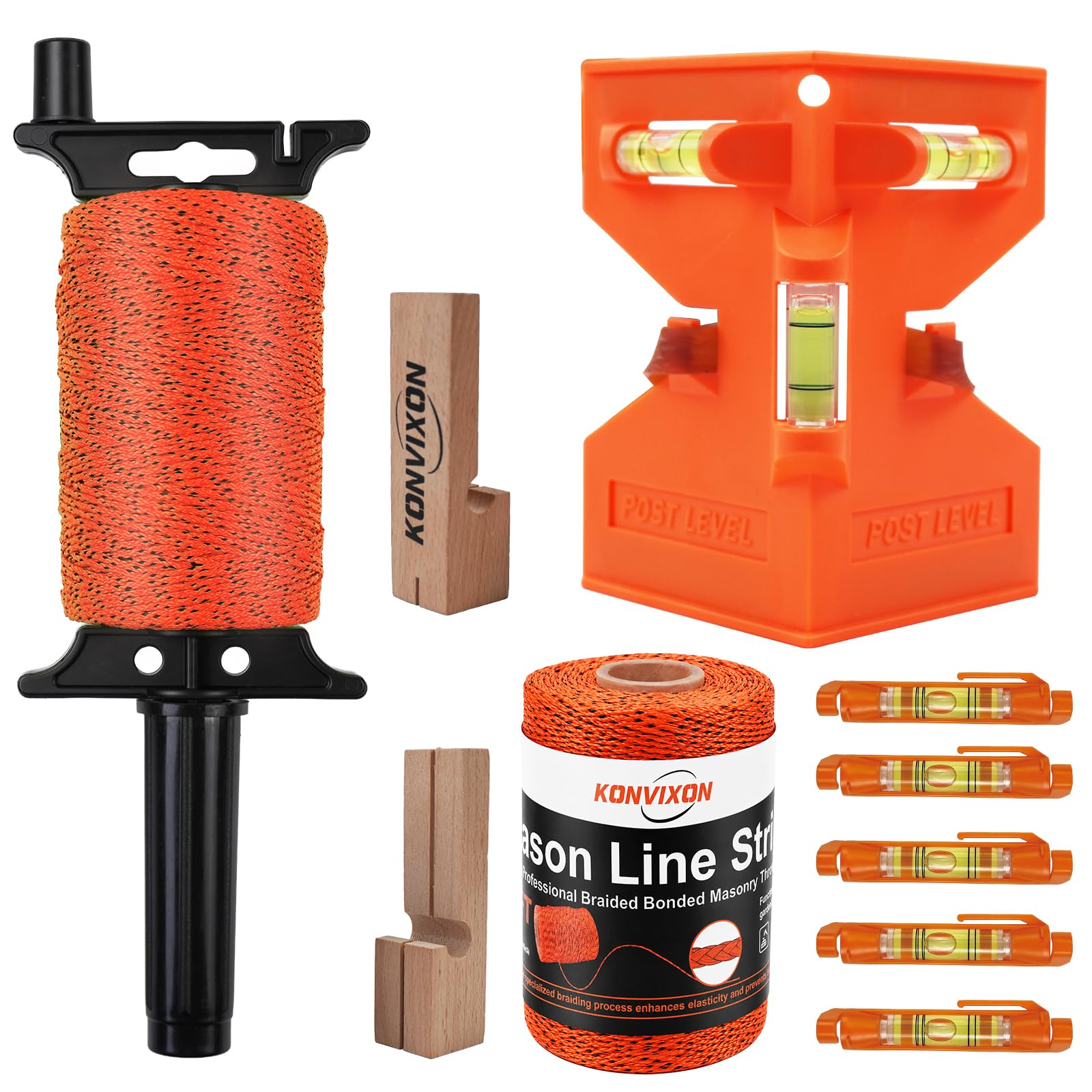 Masonry Line String Set - Bricklaying Tools -8