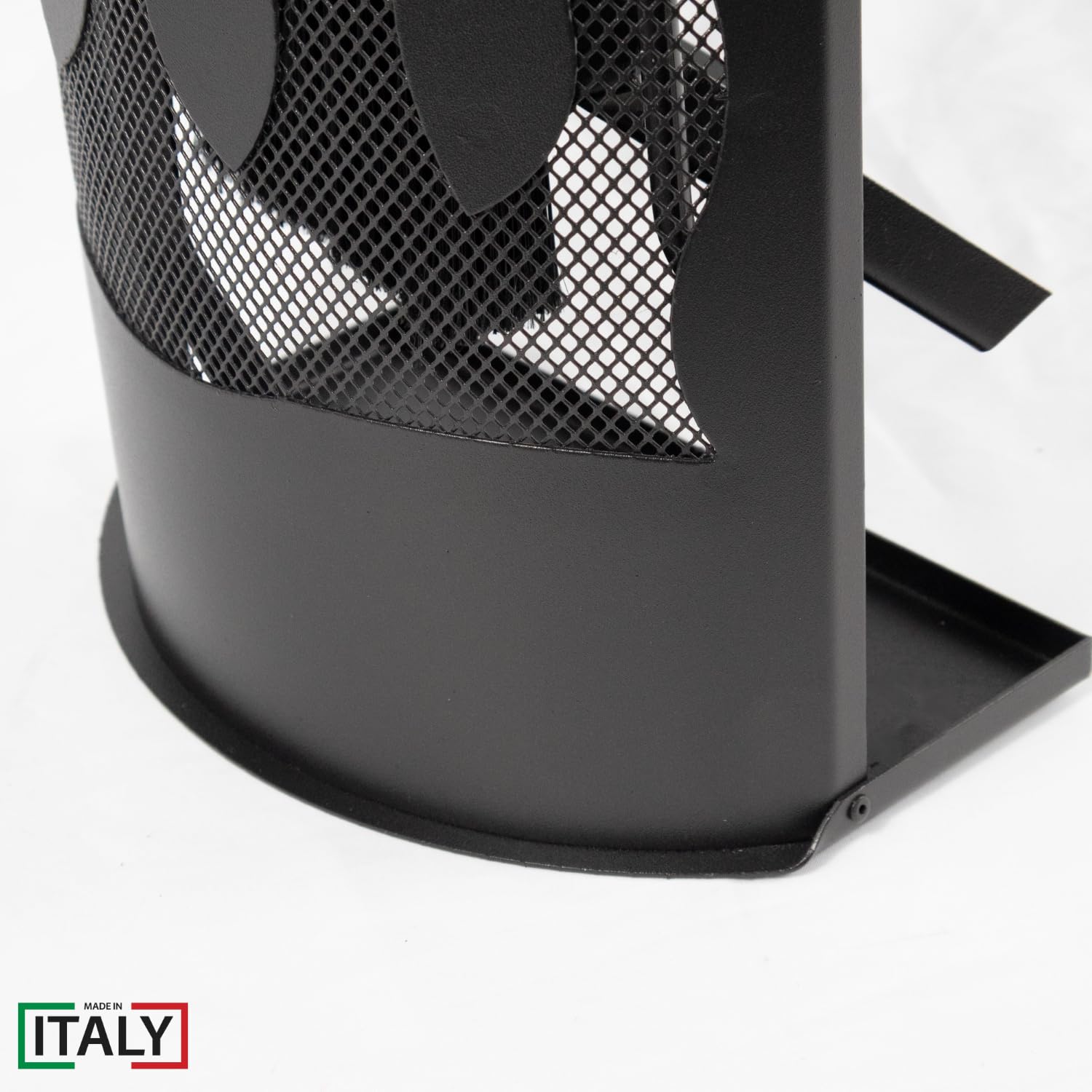 MOHOME Set Camino Attrezzi Kit 5 Utensili 60x25x15 cm Made in Italy Resistenti al Calore Scopino Attizzatoio Paletta Pinza Portattrezzi Accessori Caminetto Stufa a Legna con Manici in Legno Ergonomico