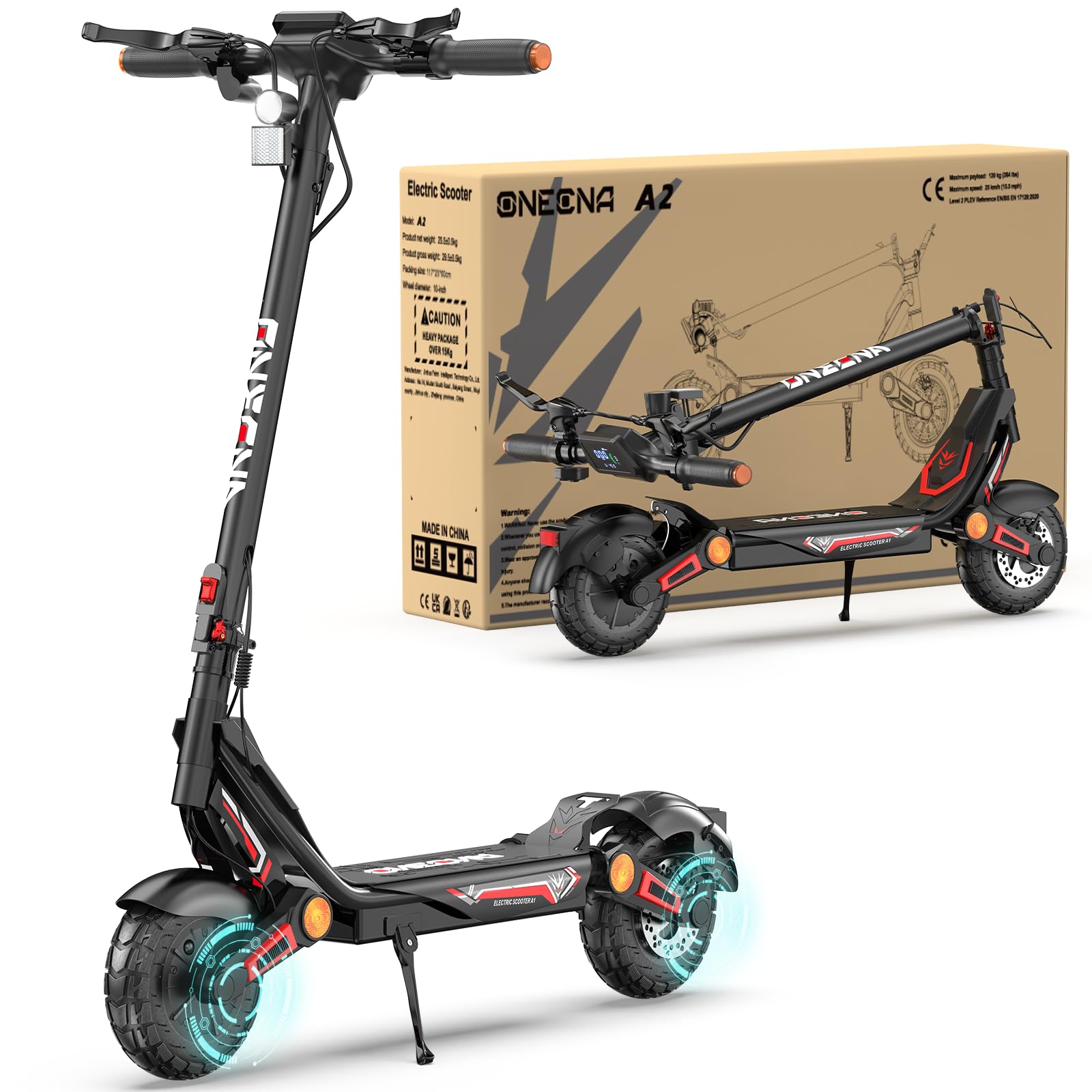 Sponsored Ad - Electric Scooter Adults - 3000W/5600W/7000W Fast E-Scooter, 45-70Mile Long Range, Dual Motor Foldable Electric Scooter for Commutting for Adults and Teens