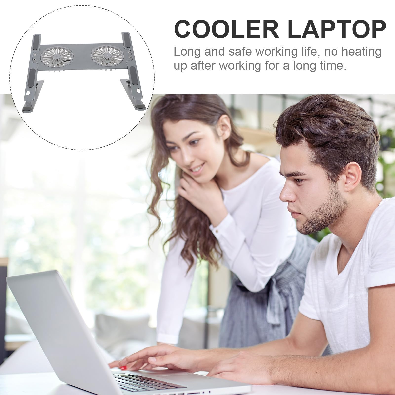 Soporte de Aluminio para Portátil de Aleación de Refrigeración