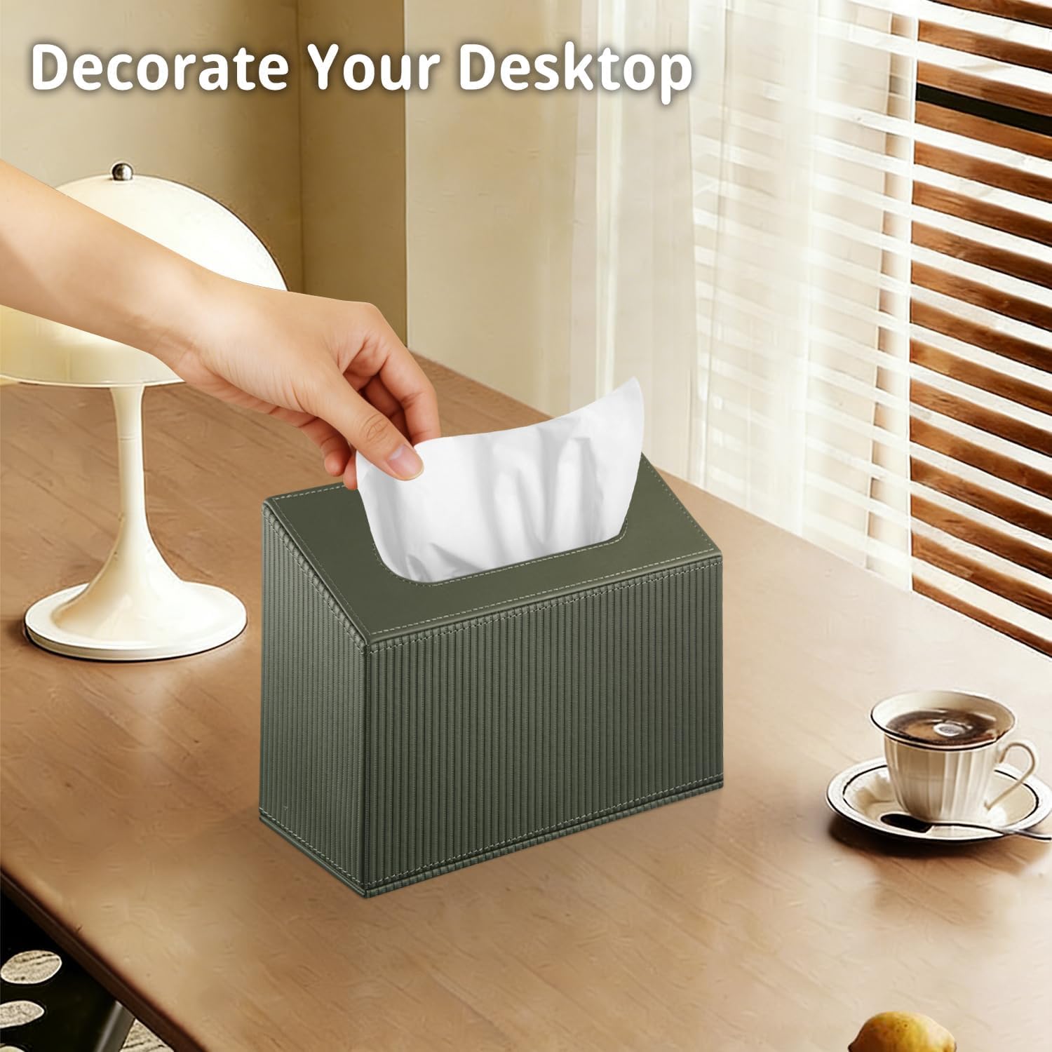 PUSU PU Leather Hand Towel Box Cover-Compatible with Disposable Paper Hand Towels, Wall-Mounted Paper Towel Dispenser Holder, Napkin Organizer for Bathroom, Kitchen, Restroom, Home Decor