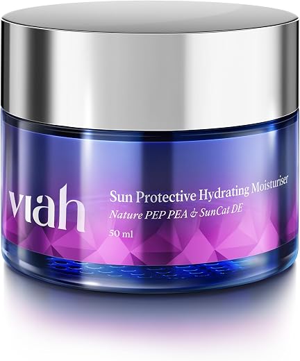 Viah SPF 30 PA++++ Hydrating Sunscreen Moisturiser for Face 50ml | Anti Pigmentation Day Moisturizer Cream for Glowing Ski