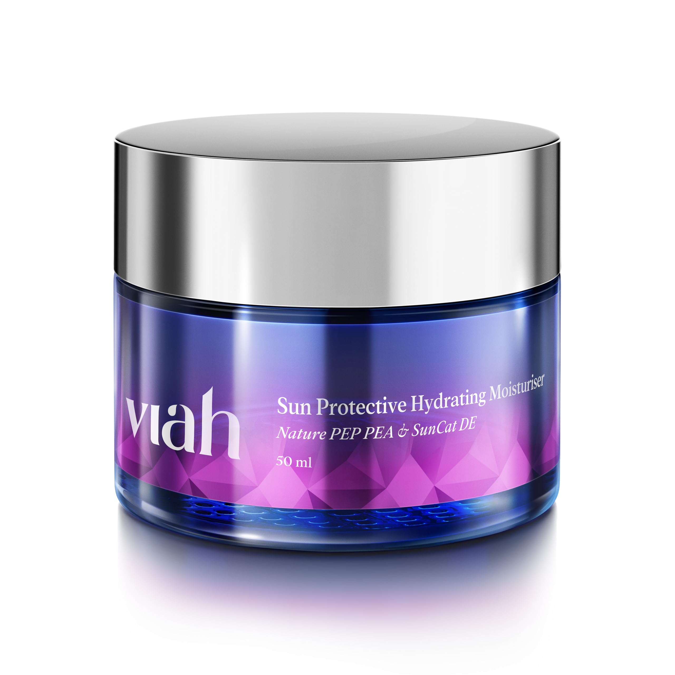 Viah SPF 30 PA++++ Hydrating Sunscreen Moisturiser for Face 50ml | Anti Pigmentation Day Moisturizer Cream for Glowing Skin, Melanin Control & Dark Spot Removal | Sun Protection with UV Shield