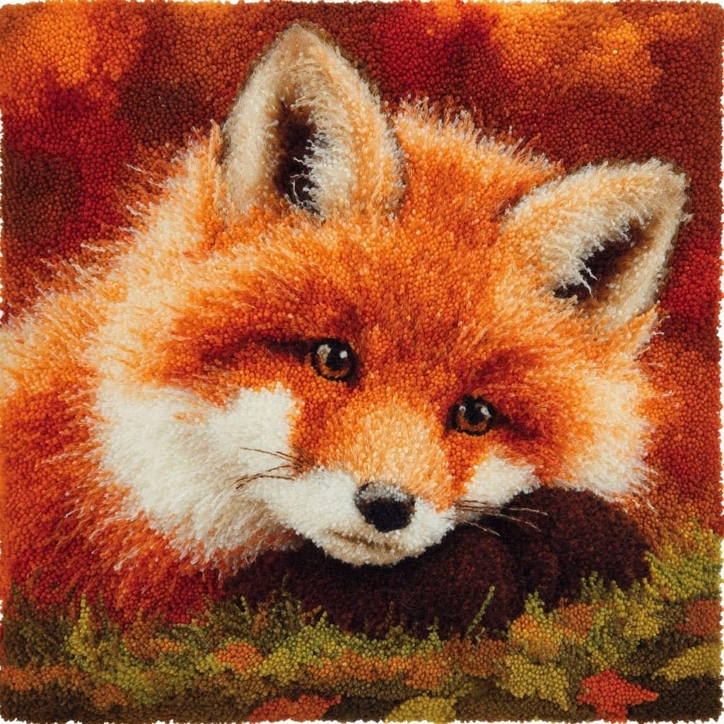 Henypt Latch Hook Kits for Beginners Animal