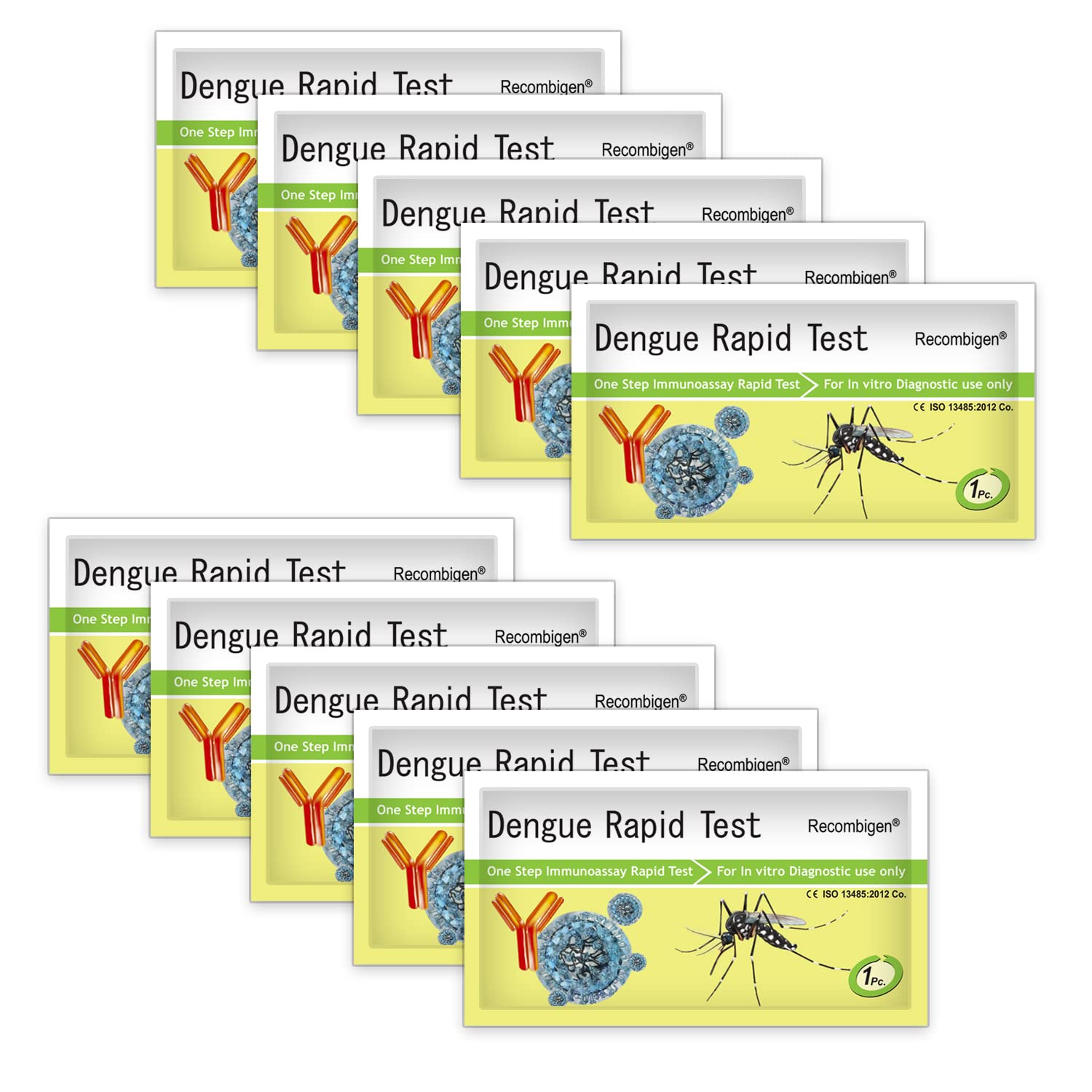 Dengue Test Kit NS1 (Serum/Plasma/Whole Blood), Antigen