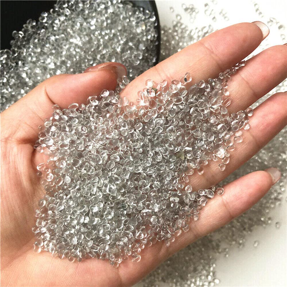 50 g 2-5mm K5 Grava blanca Grava Gravaze piedra roca pulido acuario espécimen