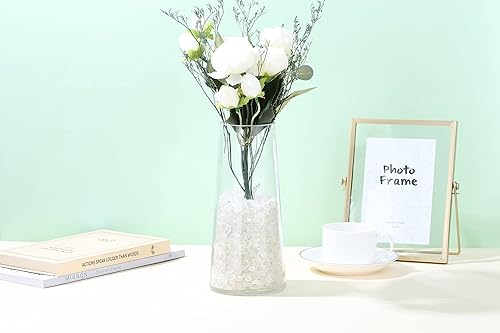 Miniatura 2 de XIANNVXI Grava para acuario, cuarzo transparente, cristales curativos pulidos naturales, a granel, rocas suculentas para plantas, suministros de