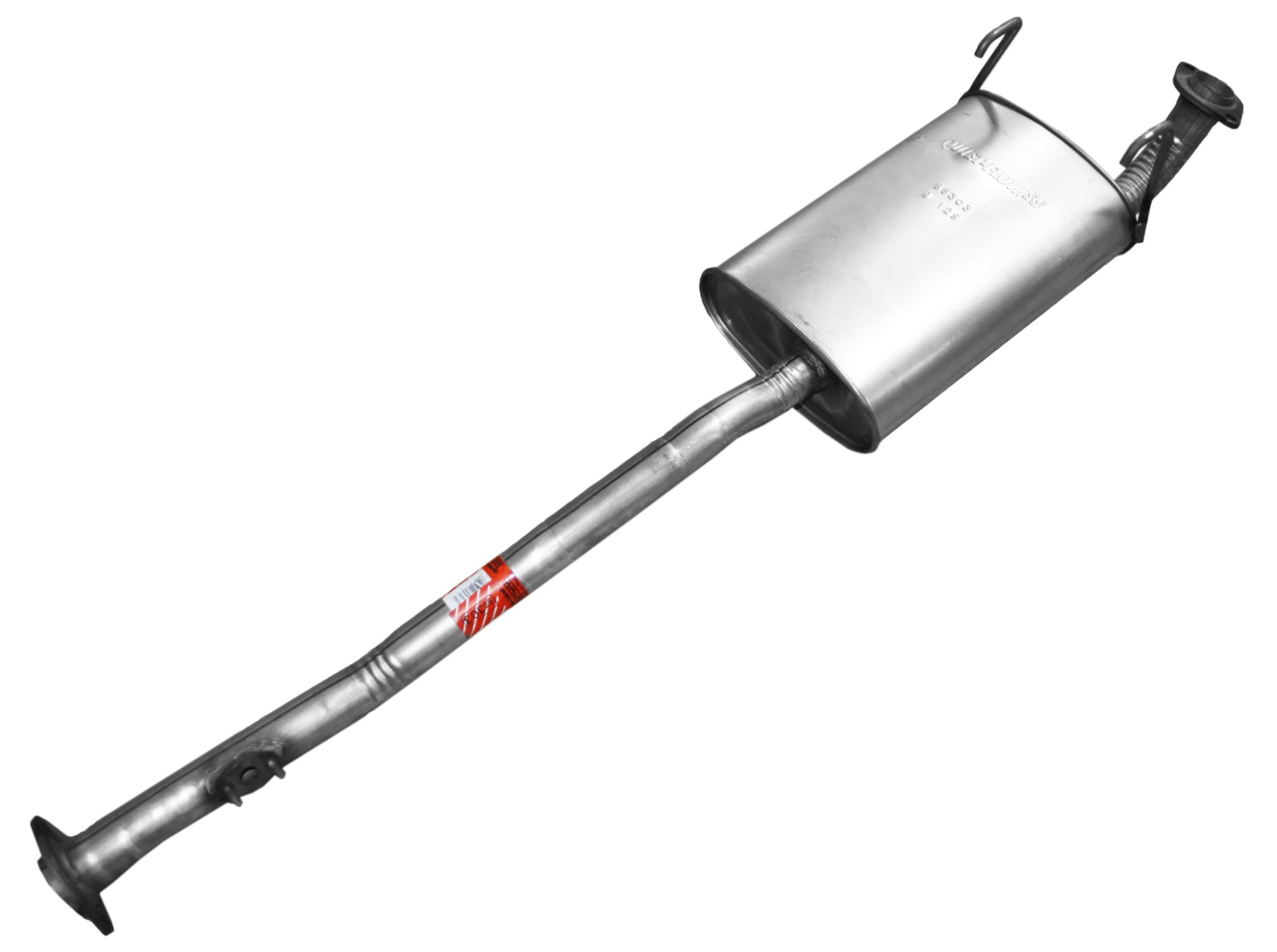 Walker Quiet-Flow SS 55303 Direct Fit Exhaust Muffler Assembly 2.17" Inlet (OD) 2.17" Outlet (OD) for Toyota 4Runner