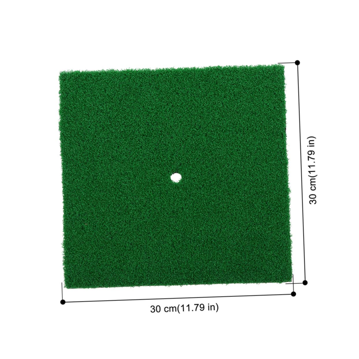 JOINPAYA 2pcs Golf Hitting Mat Simulation Grass Pad for Practice for Beginners Professionals Golf Training Essential
