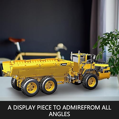 Miniatura 4 de Mould King Kit de bloques de construcción de camión volquete de ingeniería 17010, bloques de construcción MOC para construir, regalo para