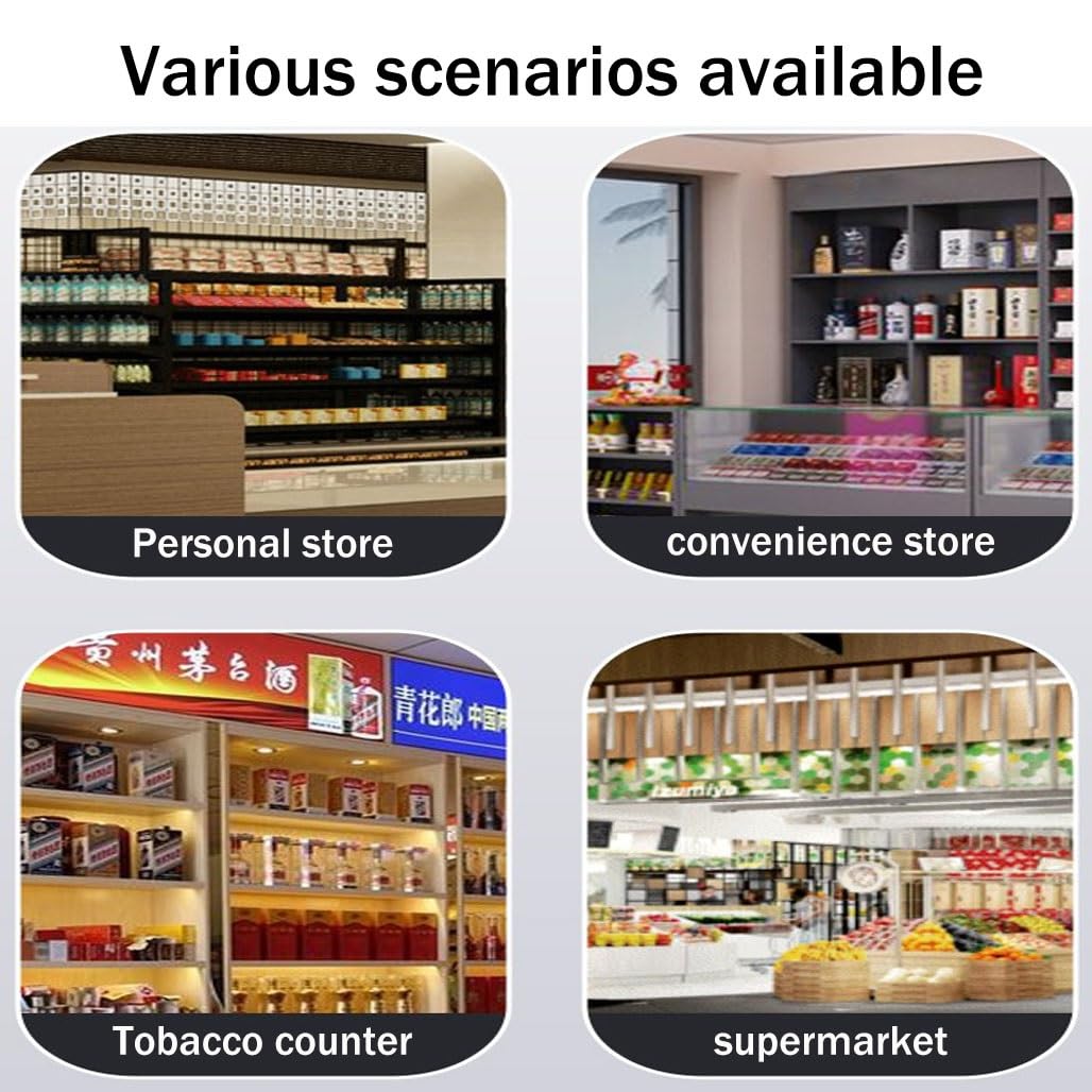 Espositore per Sigarette ad Alta capacità per minimarket - Vetrina Automatica con espositore Trasparente per Pacchetti di Sigarette, espositore per Punti Vendita (Dimensioni: 91,5