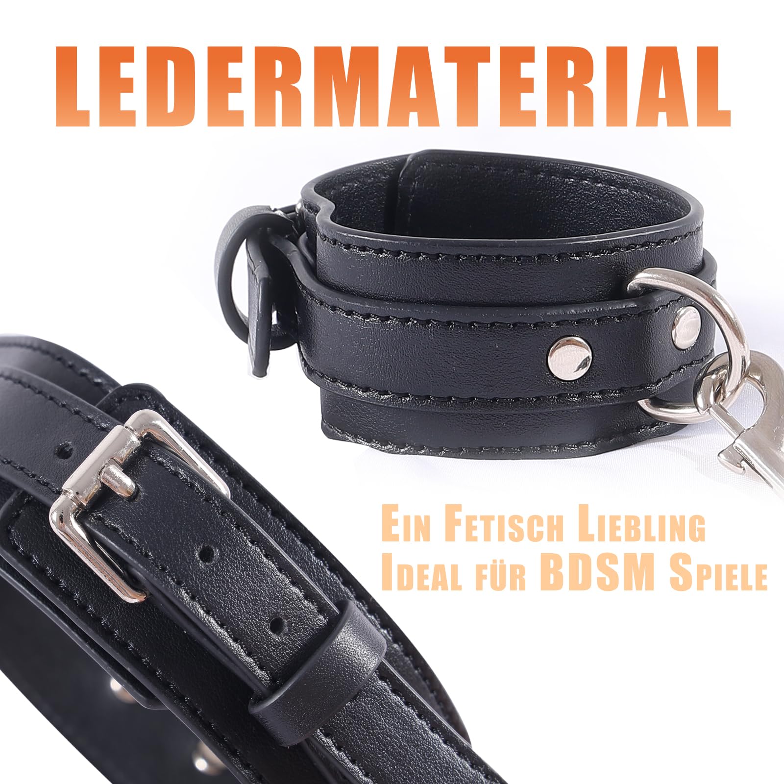 BDSM Sexo Bondage Esposas con Gancho Anal Buttplug Metálico Conjunto de Restricciones para Parejas Esclavo Perro Mujeres Cadena Hierro Juguete Sexual