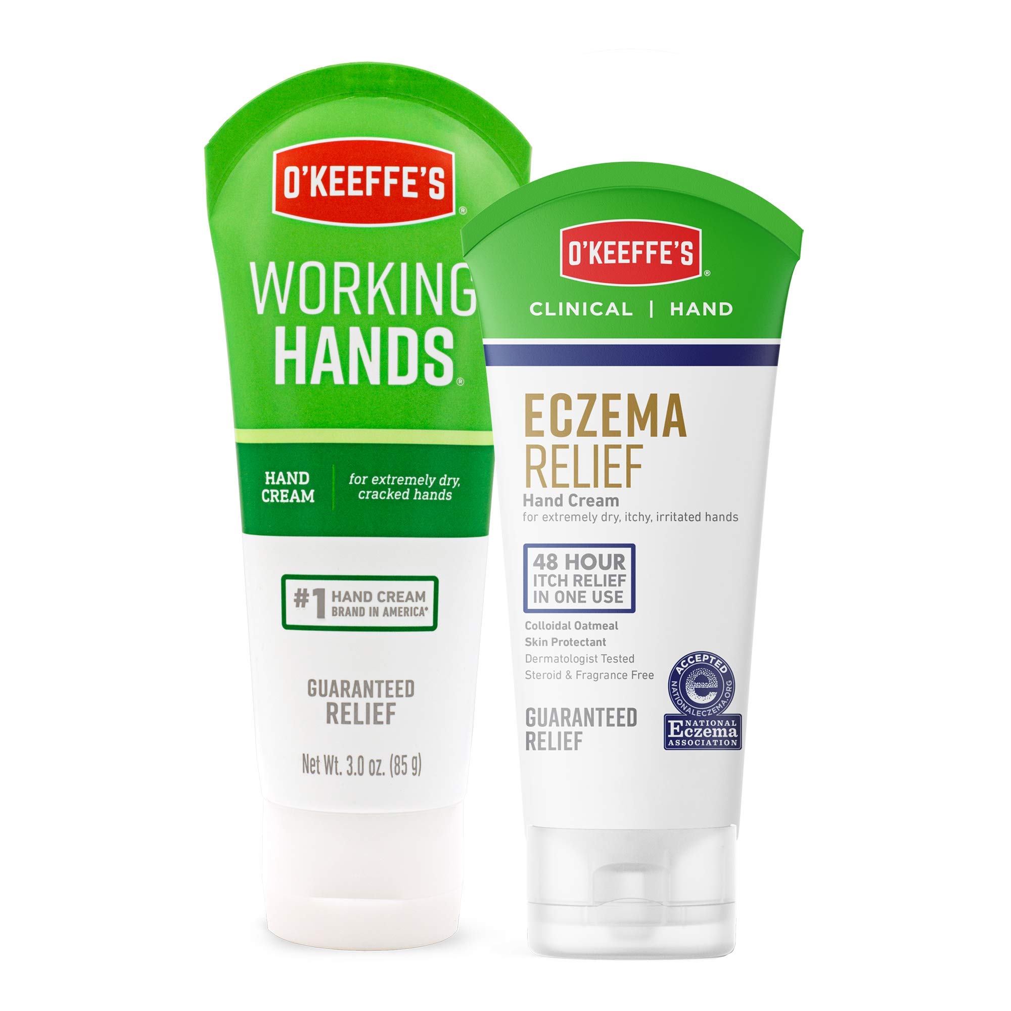 O'Keeffe's Working Hands Hand Cream 3 Ounce Tube and O'Keeffe's Eczema