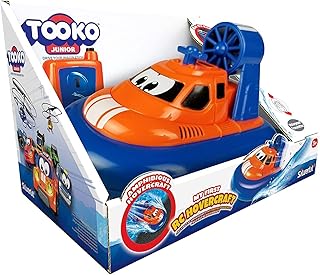 TOOKO My First RC Hovercraft – Amphibious Remote Control Vehicle for Preschoolers Age 3+ – Easy-to-Use RC Boat & Land Vehi...