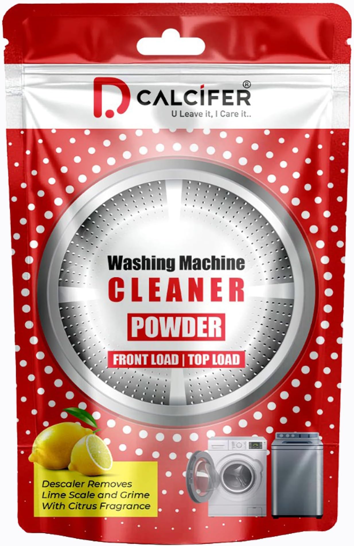 Washing Machine Cleaner | Descaler For Washing Machine Front Load and Top Load | Washing Machine Cleaning Powder | Descaling Powder For Washing Machine Drum & Tub Cleaner | 100gm Pack of 1