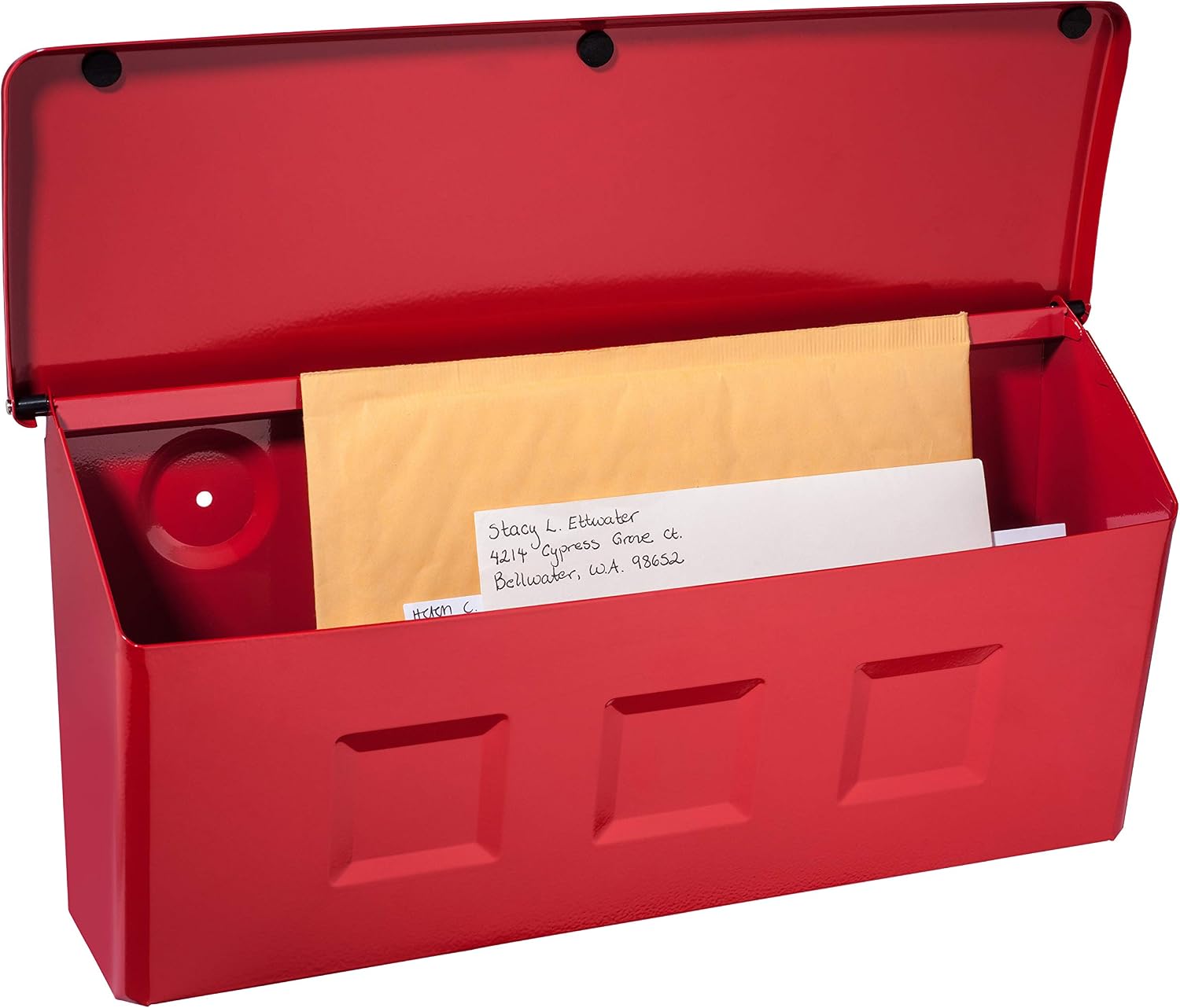 Architectural Mailboxes 2689R Wayland Wall Mount Mailbox, Small, Red