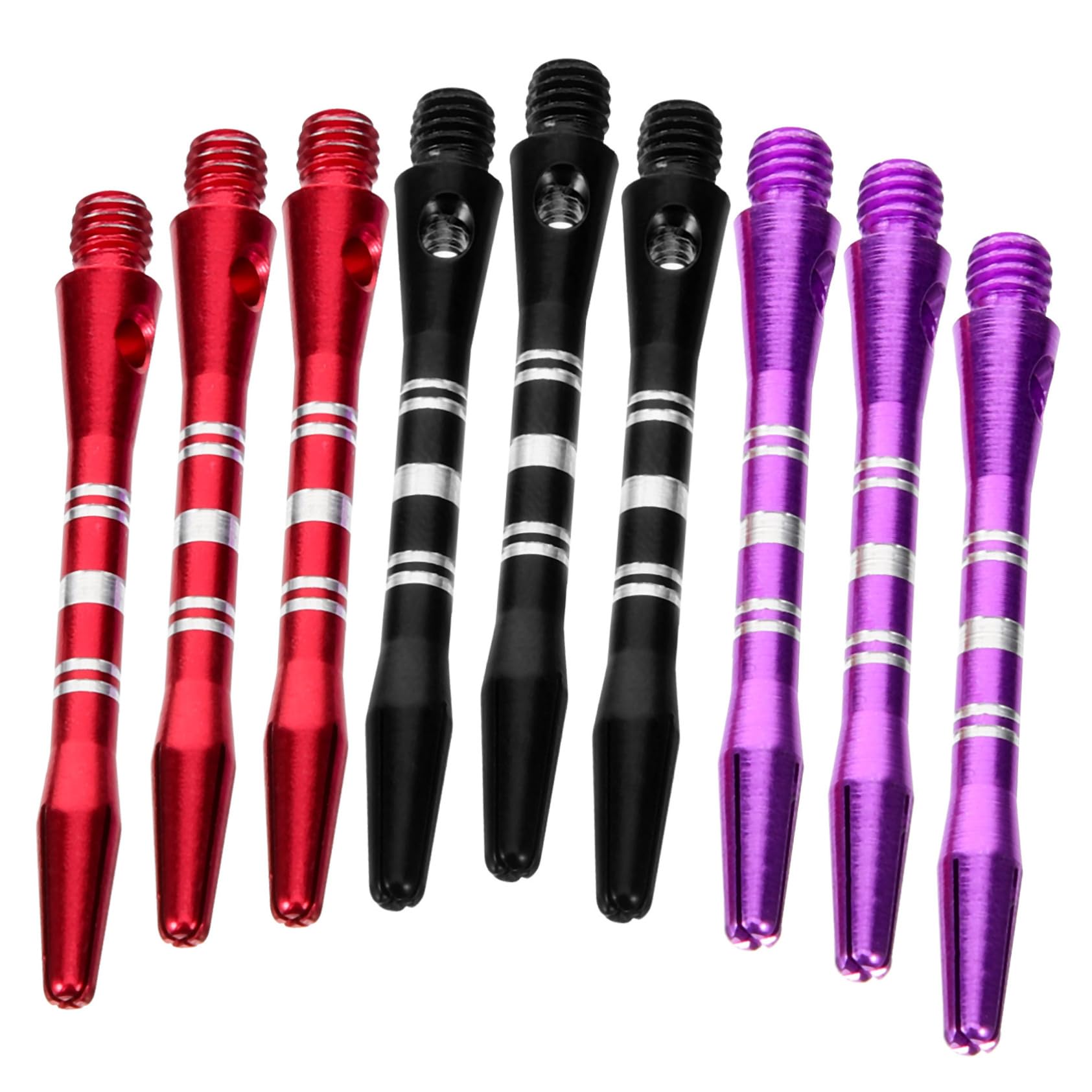 WOONEKY Metal Shafts for 30pcs 46mm 2ba Threaded Shafts Professional Grip Training