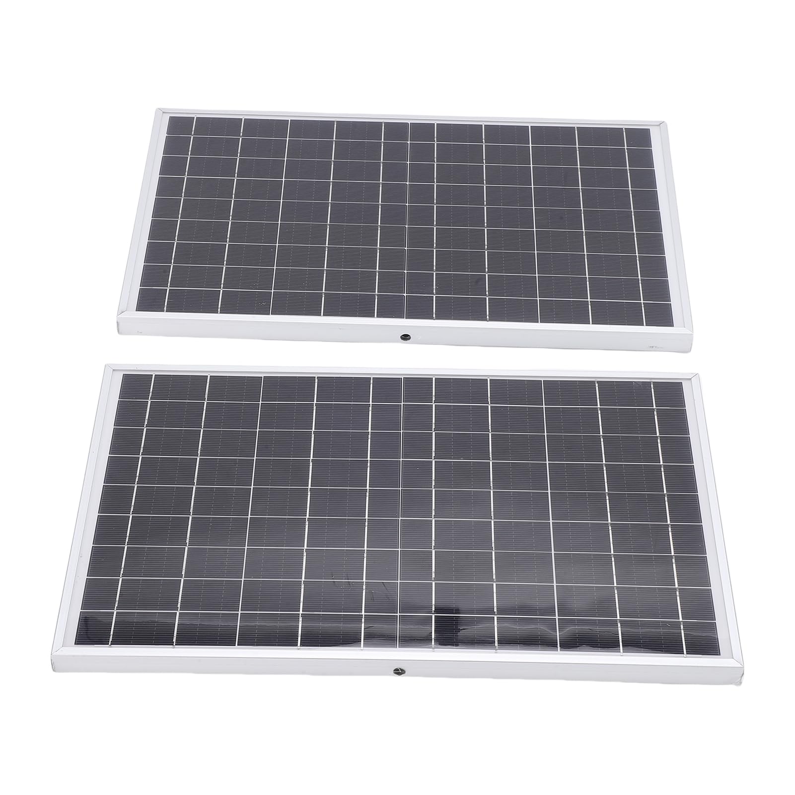 Generic Kit de Cargador de Panel Solar de 20 W con Controlador Adaptable Rápido de 100 A para Camping, Senderismo, Uso Al Aire Libre, Material ABS, 2 Paneles