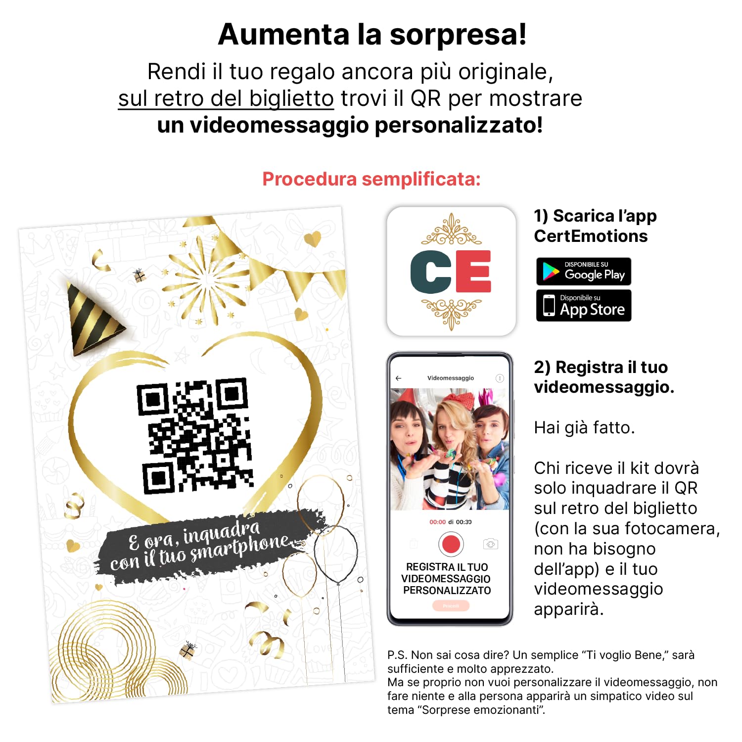 Godiru Certificato idea regalo Compleanno