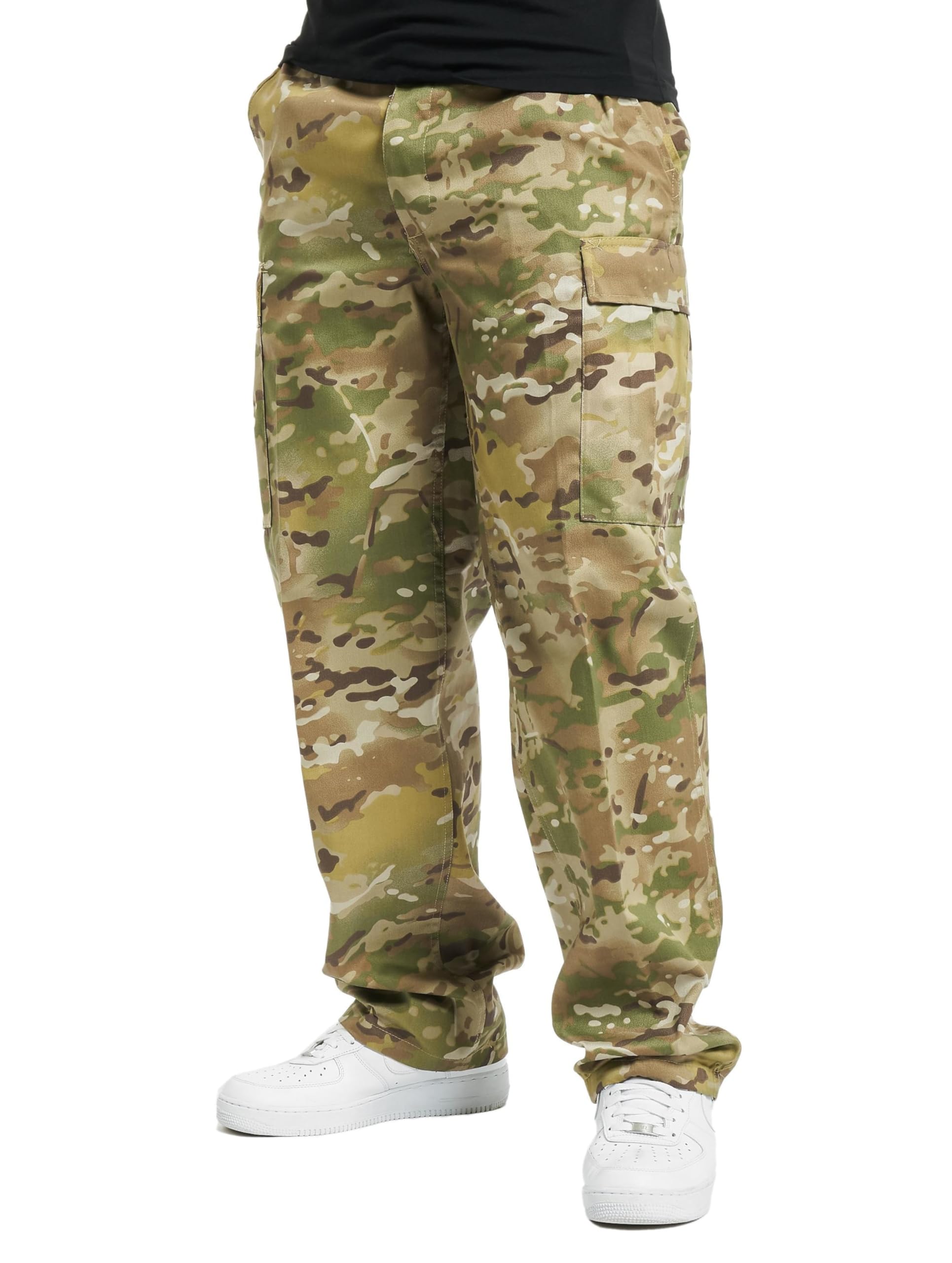 Brandit Men's Military Green/Camouflage Us Ranger Pants