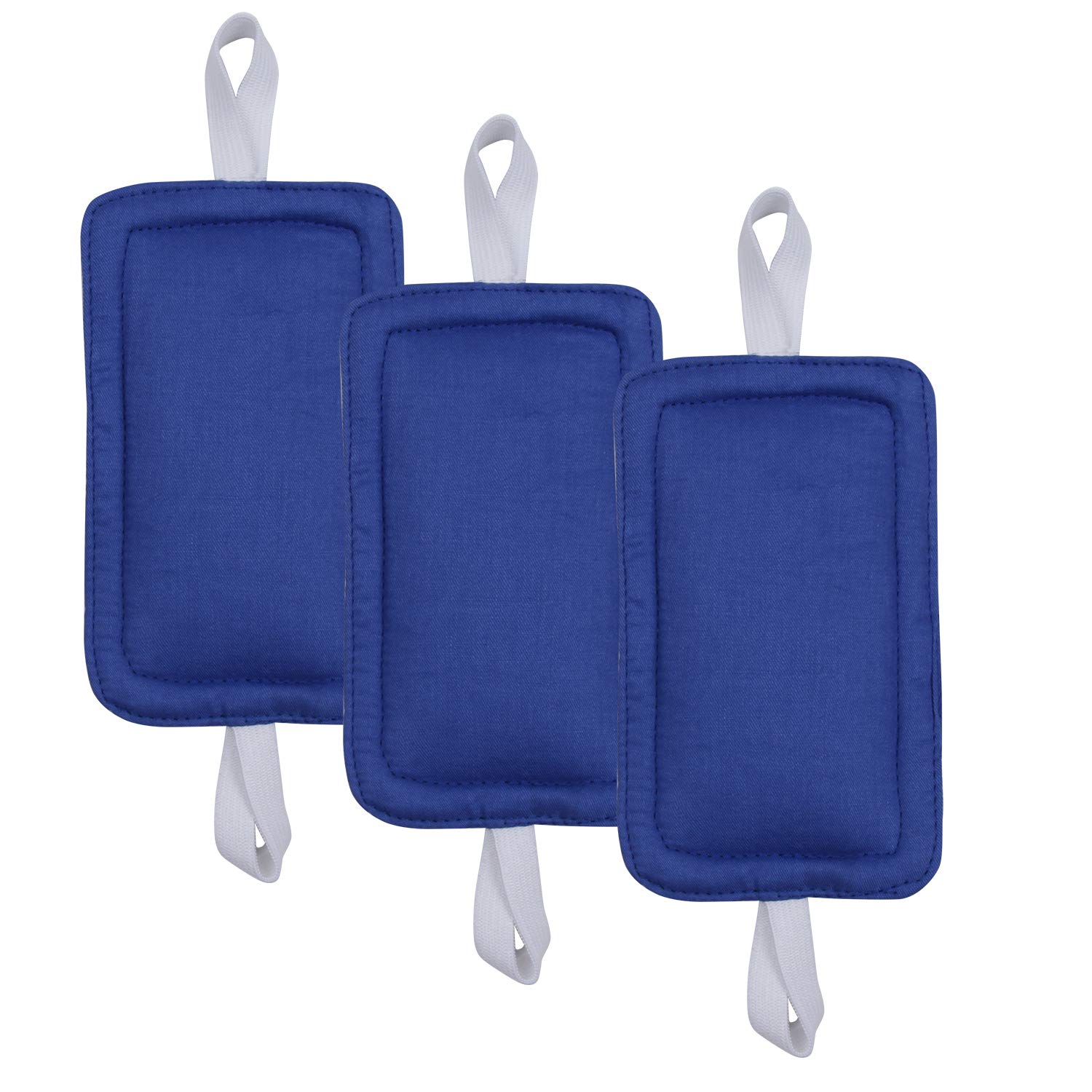 Royal Blue Door Silencer &amp; Jammer - 3 Pack Noise Reducing Door Cushions - 3.25 x 5.5 Inch