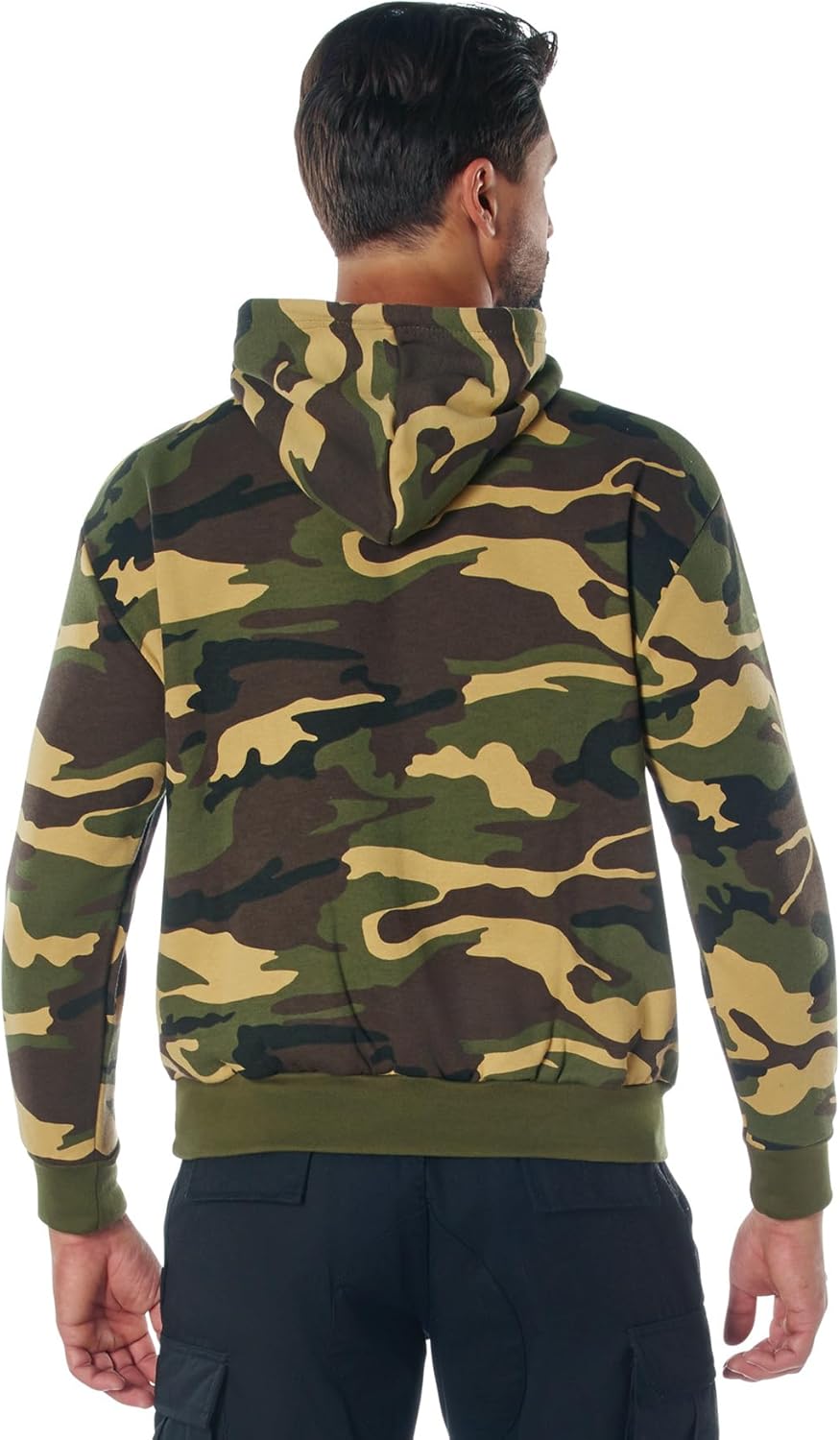 Rothco Camo Pullover Hoodie - Elevate Your Outdoor Style and Comfort - Woodland Camo - XL - Image 7
