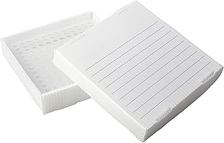 Heathrow Scientific HS120262 True North Flatpack Freezer Boxes, 50 mm, 81-Place (Pack of 10)