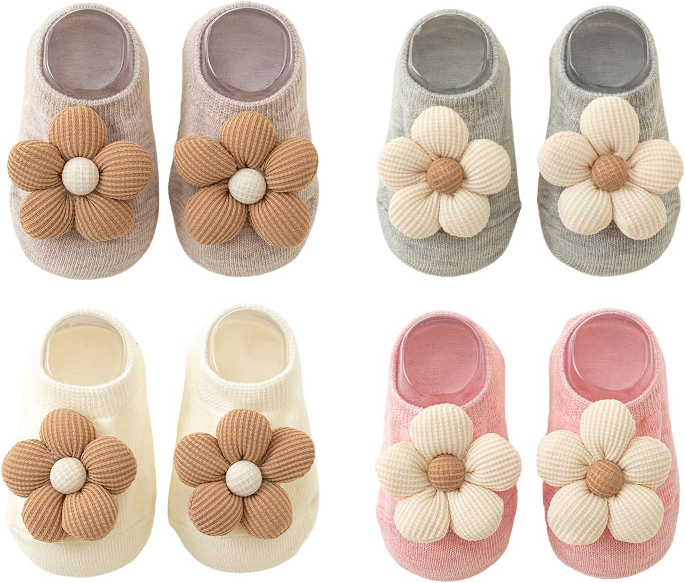 Toddler Socks, Baby Ankle Socks Spring Autumn Flower Kids Girls Sock Breathable Cotton Thin Sock for Toddler Infant