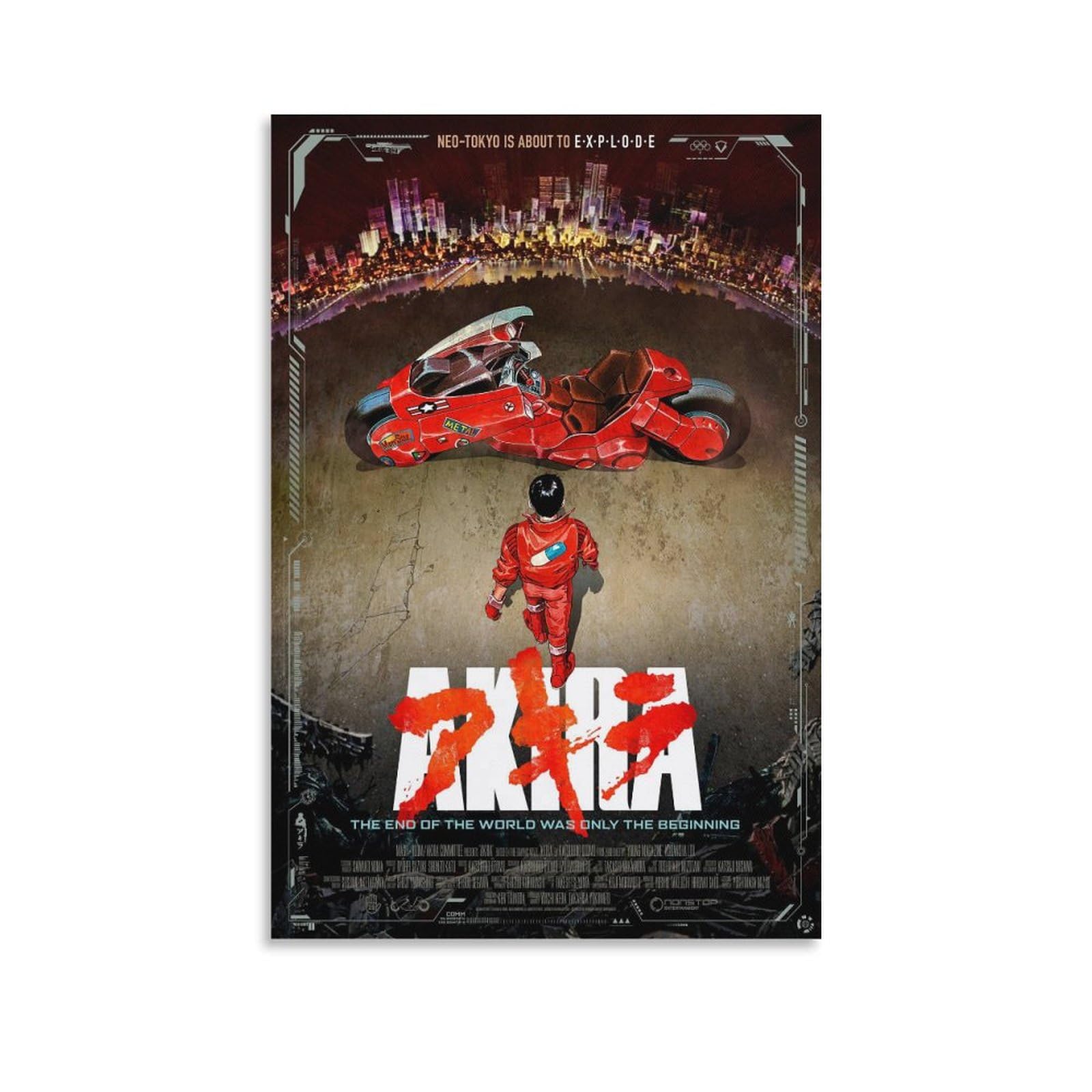Amazon.co.jp: AKIRA（アキラ）日本の名作SFアニメ映画のポスター (29