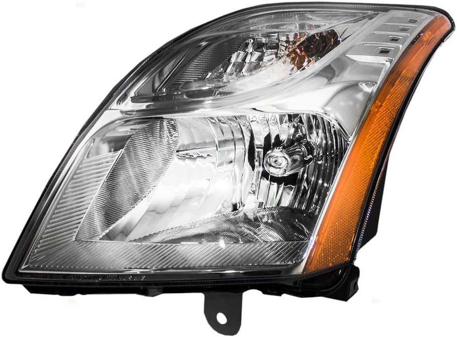 Brock Headlight for 2010-2012 Sentra w/Chrome Bezel 26060ZT50A Left NI2502196