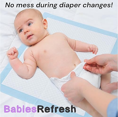 Miniatura 2 de 100 almohadillas desechables de superabsorción, de secado rápido a prueba de fugas, para múltiples usos para bebés, cachorros y adultos, cambiador