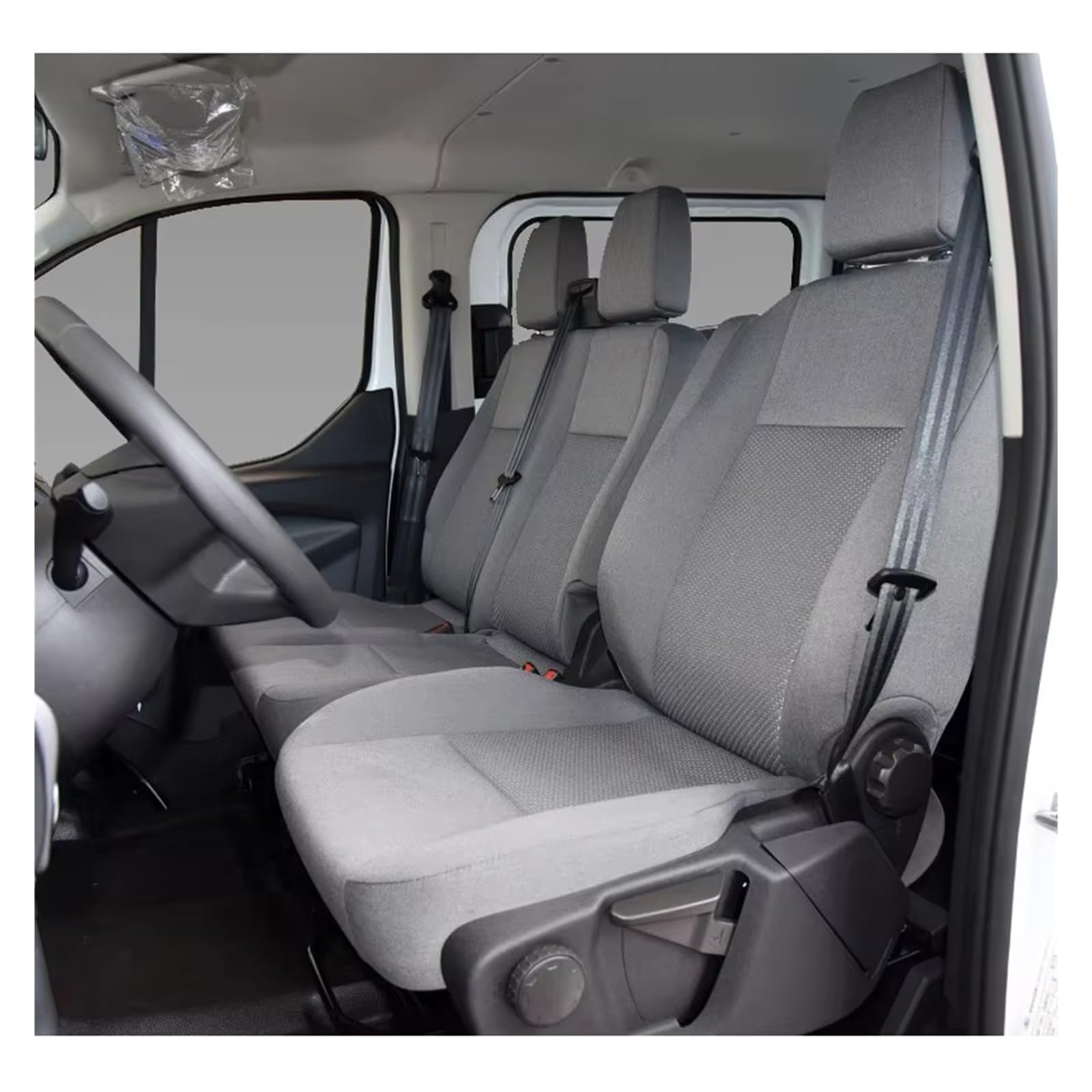 Fundas De Asiento 1+2 Negro Camión/Van Universal Coche Protector Funda Asiento Coche