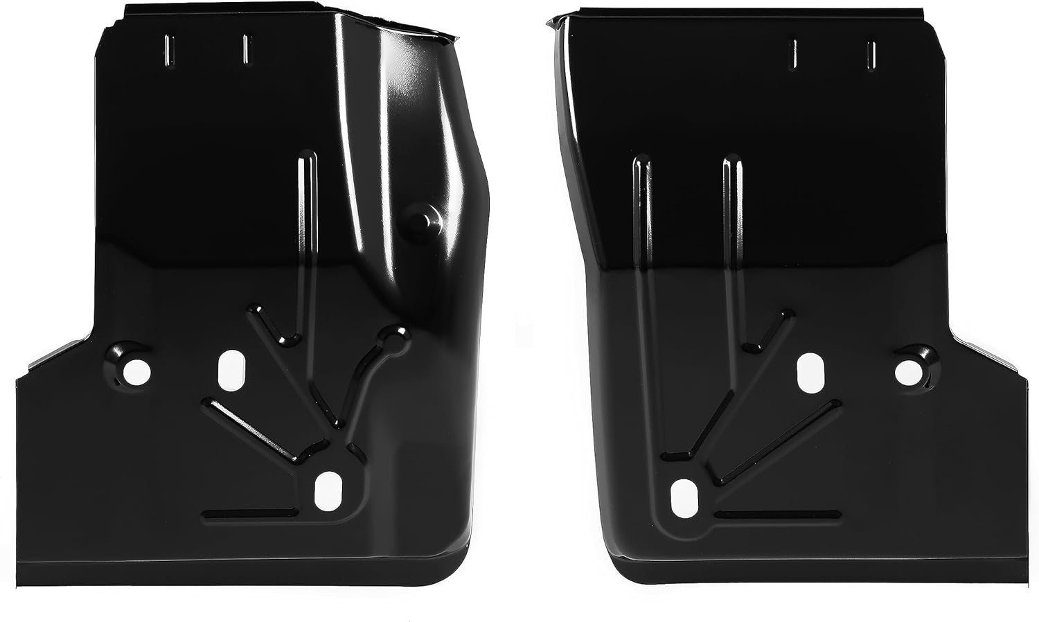 KUAFU Front Floor Pans Compatible with 1997-2006 Jeep TJ Wrangler 2-Door Black Driver Side & Passenger Side LH & RH